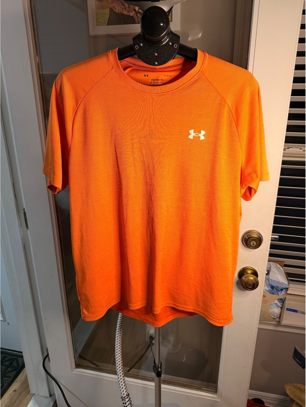 Under Armour Orange Short Sleeve Athletic T Shirt